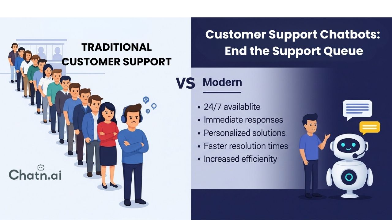 Customer Support Chatbots: Say Goodbye to the Support Queue Blues